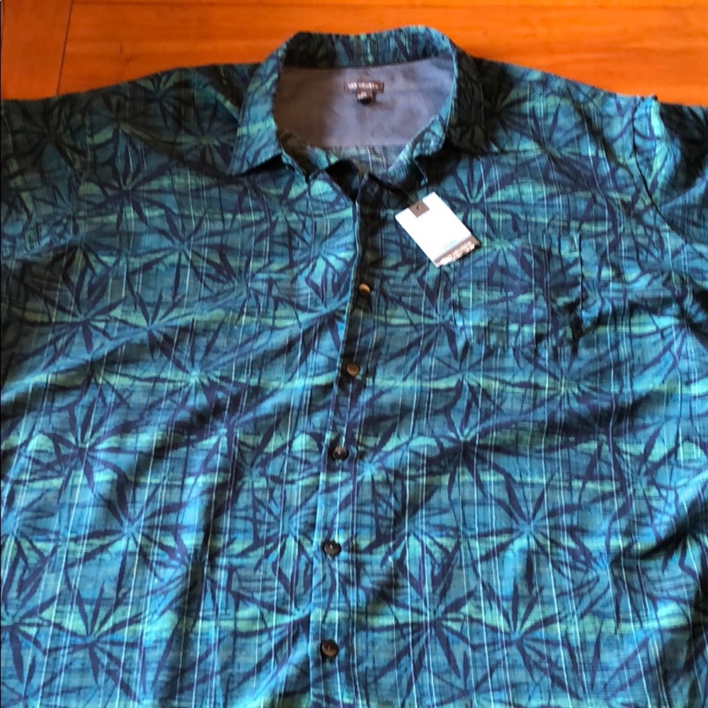 Van Heusen Men’s 3XL Hawaiian Cooling Shirt NWT